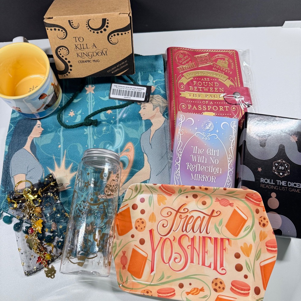 BOOK BOX BUNDLE FairyLoot Illumicrate FaeCrate Owlcrate Bookish Litjoy Romance